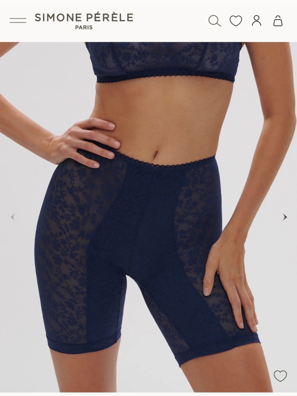 Simone Pérèle Thelma Lace Shaper Shorts | NWT Size S